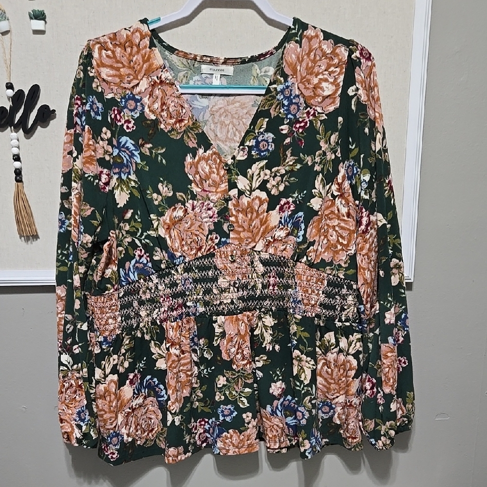 Maurices Womens 1x Shirt Top Blouse